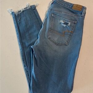 American Eagle 10 Long THE DREAM JEAN High Rise JEGGING